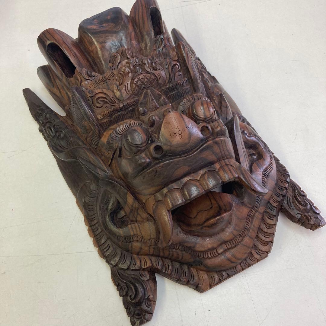 木彫り/面/アンティーク