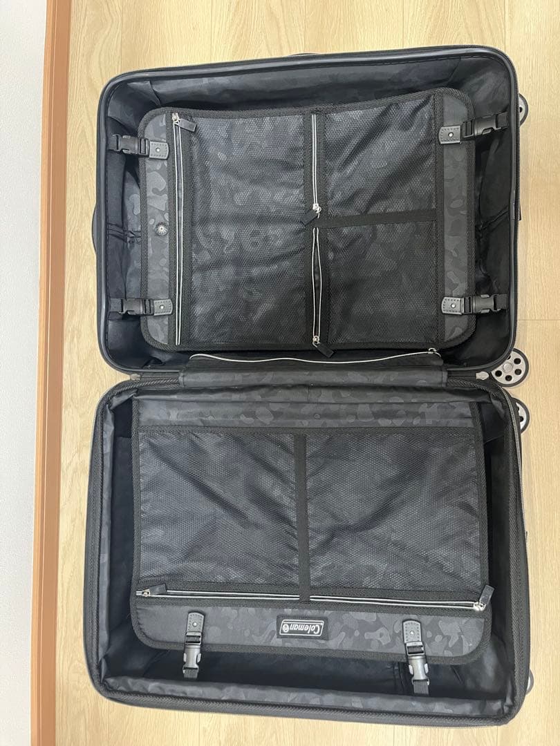 【美品】Coleman コールマン スーツケース 63L（拡張73L）ブラック