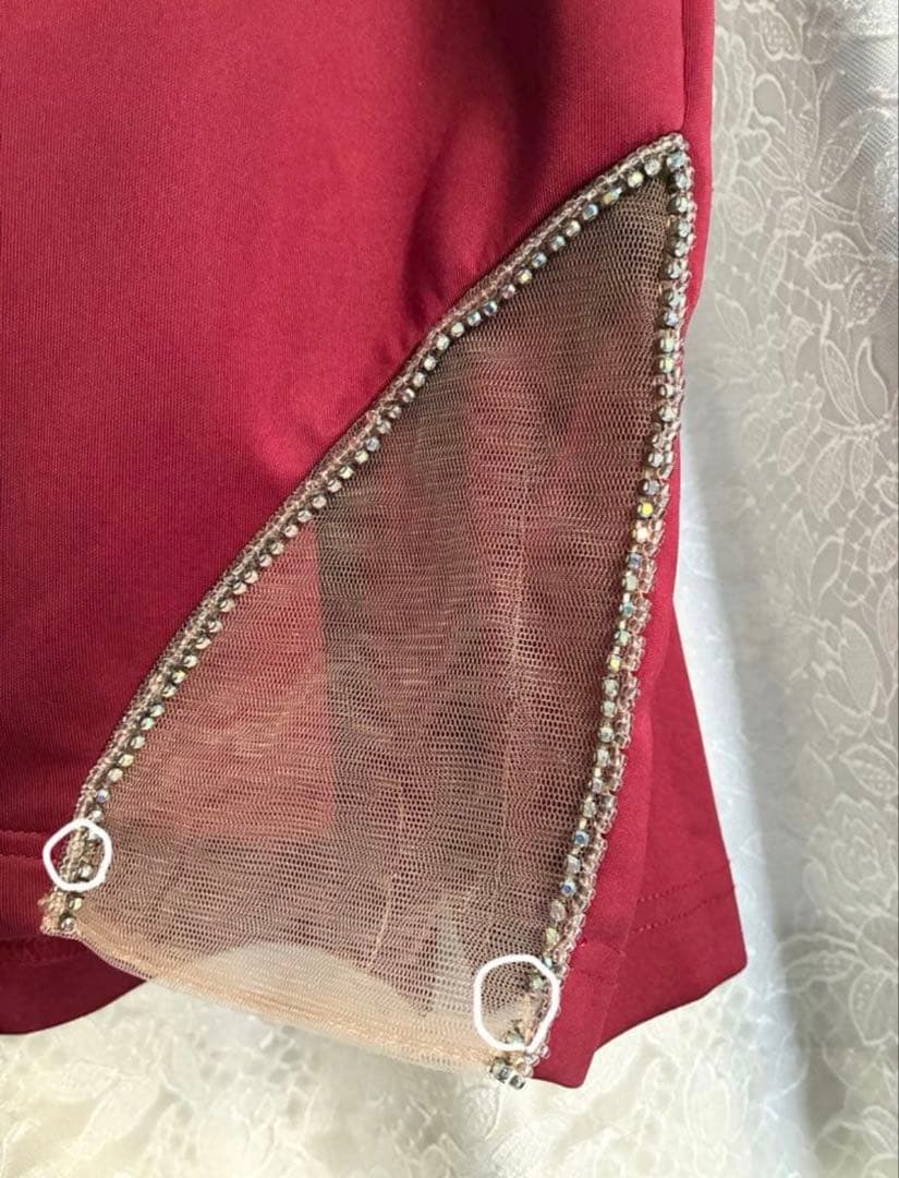 angelr ドレス　M ワインレッド　シュガー