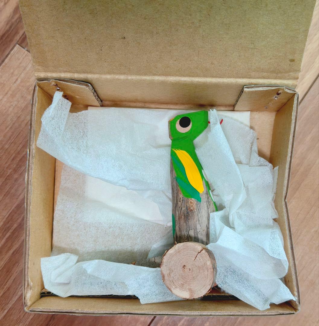 杵島山一刀彫　大八車　巳