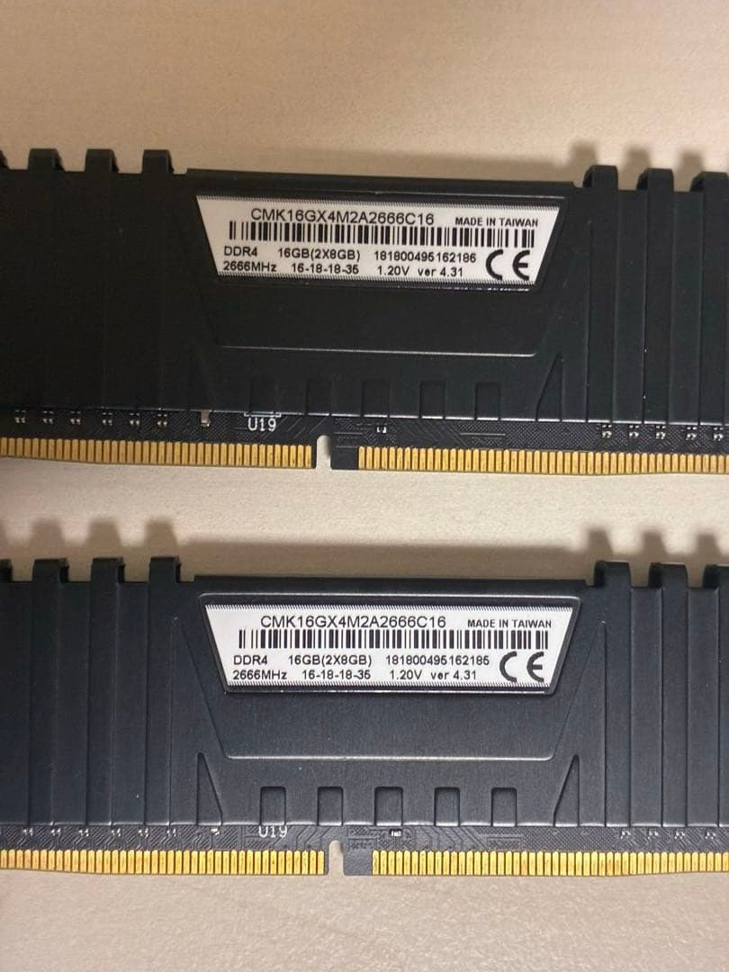 Corsair Vengeance LPX DDR4 2666 8GB×2