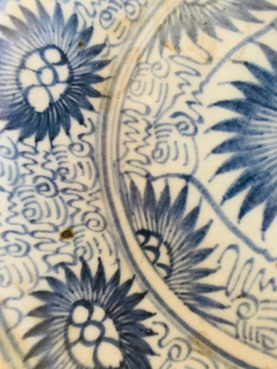 中国明時代染付お皿