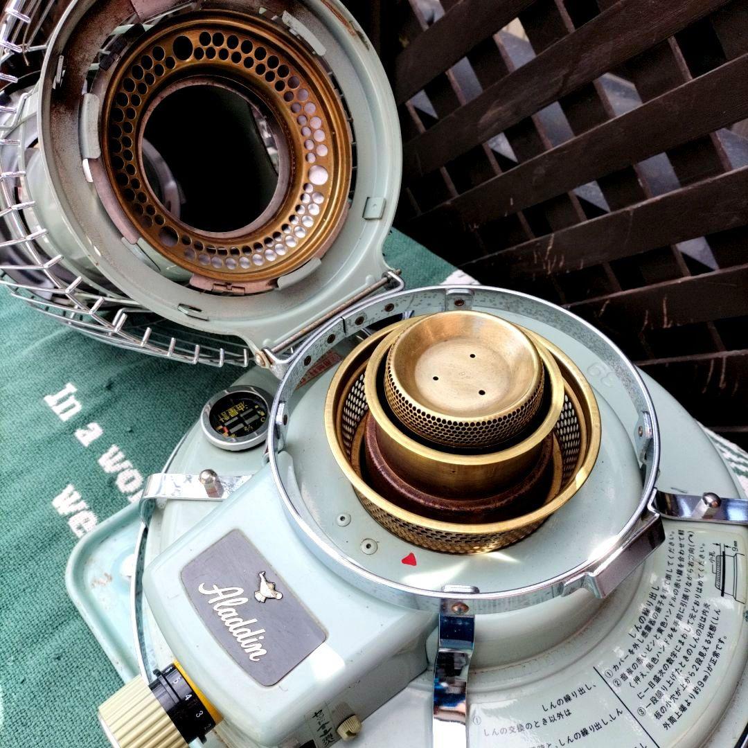 アラジン ストーブ メンテナンス済み。取説付き。