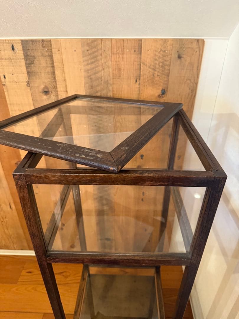 ※早い者勝ち最終価格※【展示品】アンティーク 木製ガラスケース