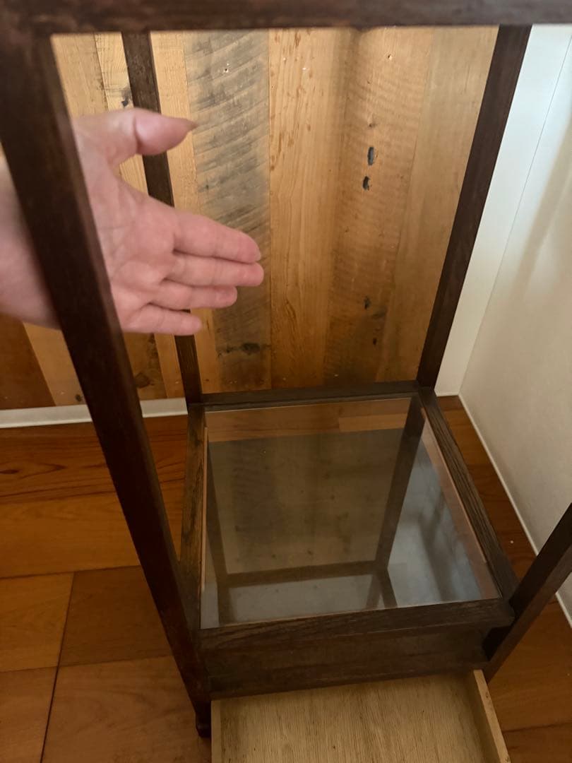 ※早い者勝ち最終価格※【展示品】アンティーク 木製ガラスケース