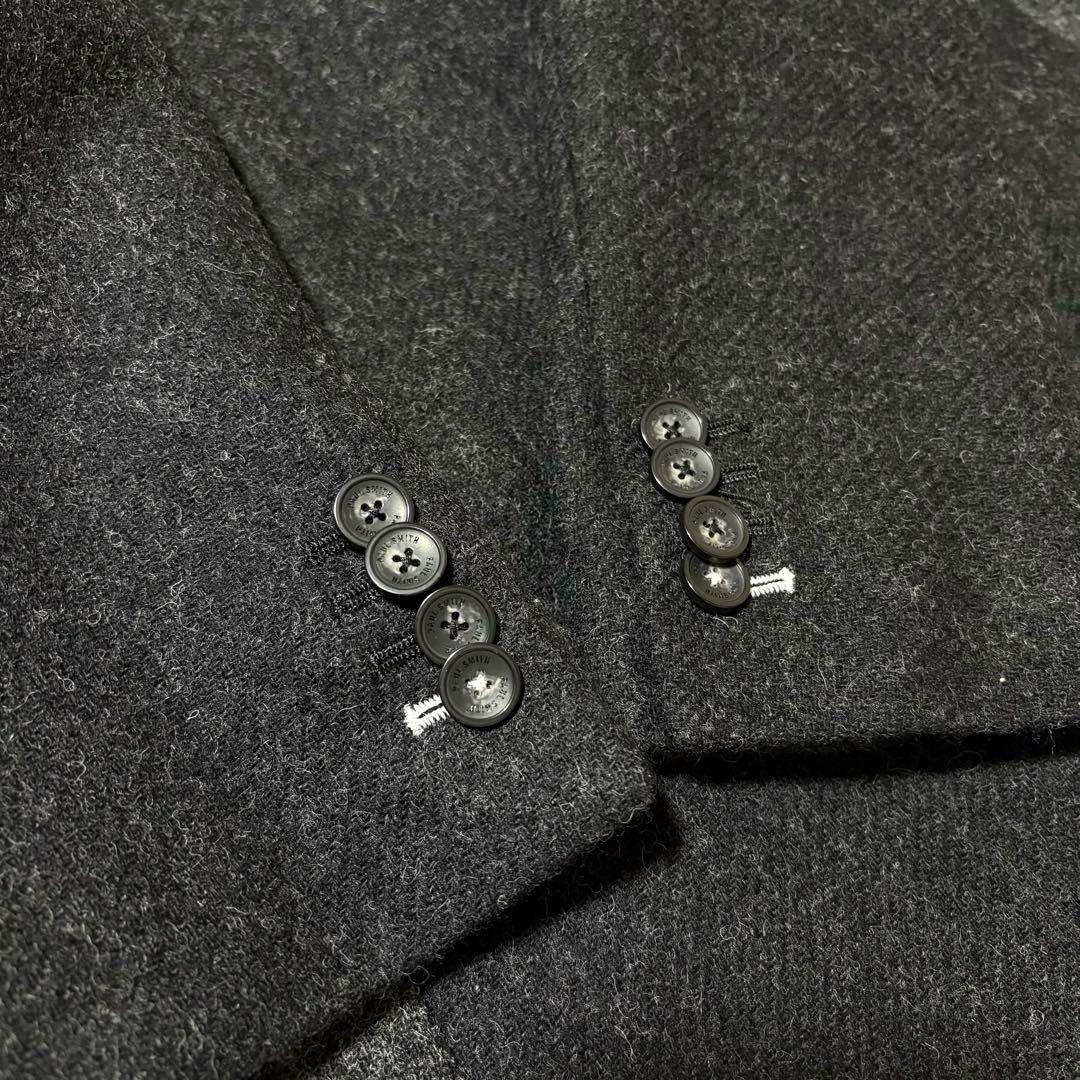 ポールスミスブラック×MOON社 チェスターコート ウール100 ライトメルトン