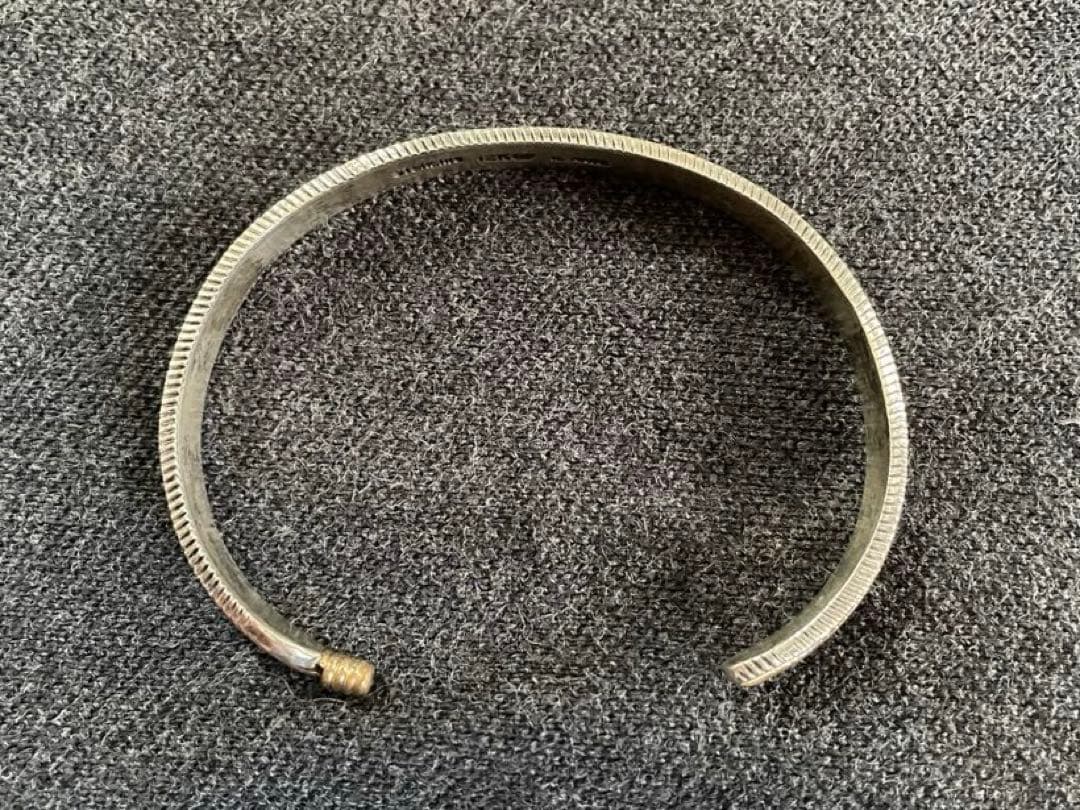 ナバホ ハーヴィーメイス フェザーバングル 12KGF