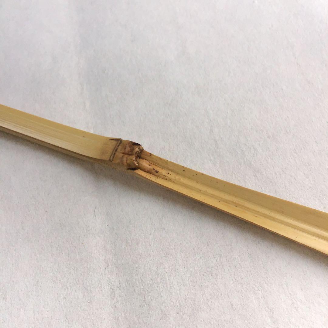 茶杓　葆光斎削　三十内　茶杓　銘　白雨ト云　妙玄斎書付　共筒　共箱　S60CS