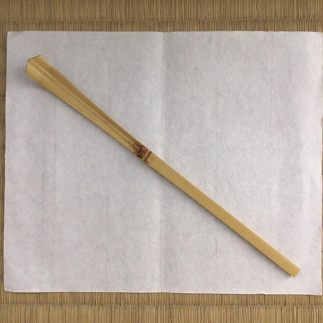 茶杓　葆光斎削　三十内　茶杓　銘　白雨ト云　妙玄斎書付　共筒　共箱　S60CS