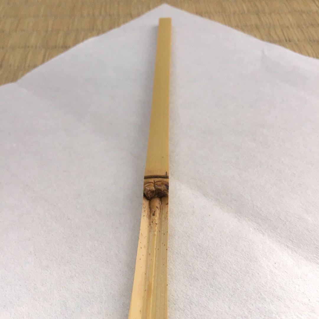 茶杓　葆光斎削　三十内　茶杓　銘　白雨ト云　妙玄斎書付　共筒　共箱　S60CS