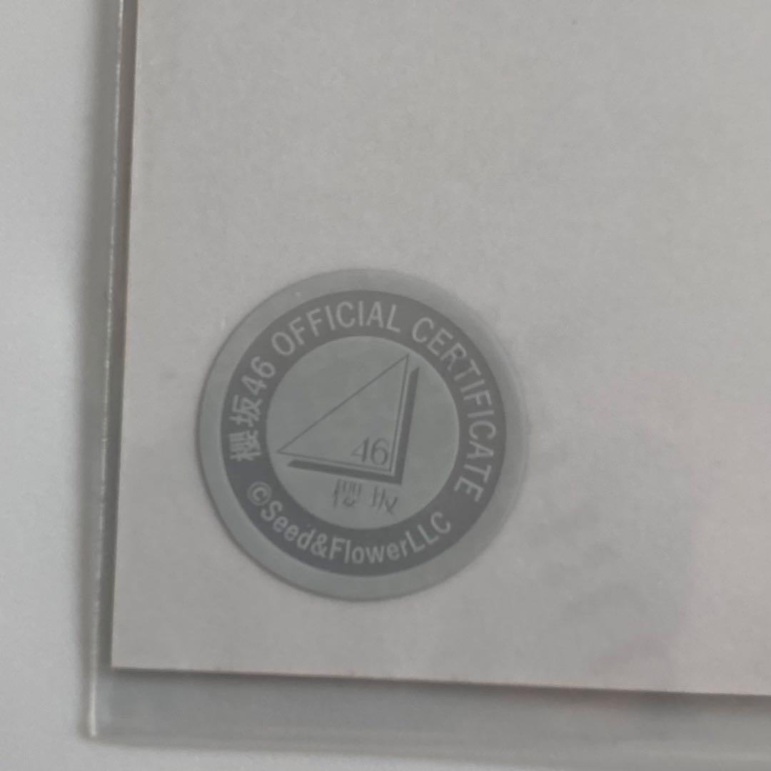 櫻坂46 松田里奈 直筆 サイン 生写真 サンタ衣装