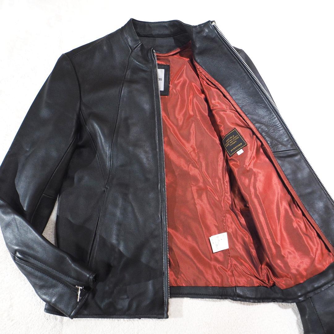 近年モデル バッファローボブズ ラムレザー ライダースジャケット ダウンライナー