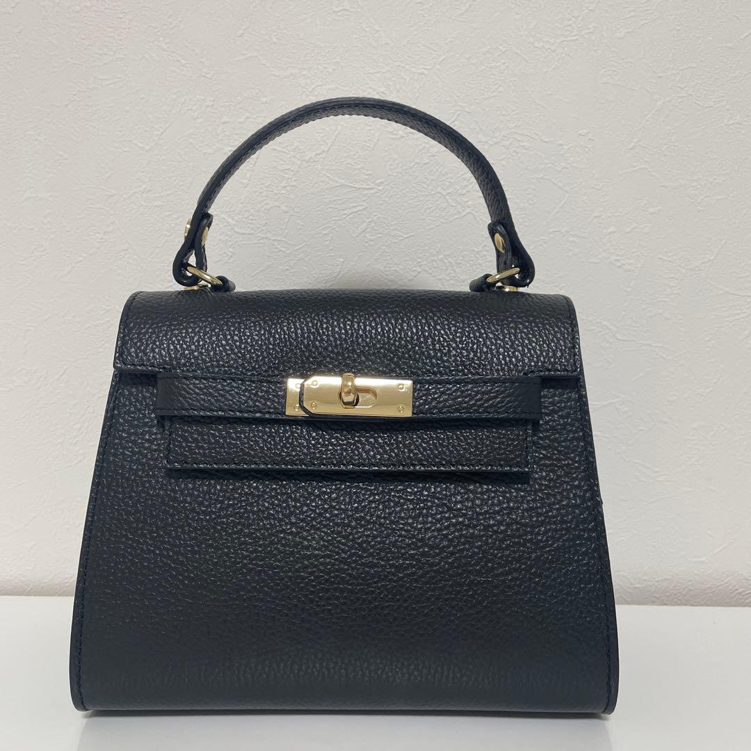 【AULENTTI オウレンティ】ショルダー付きハンドバッグ