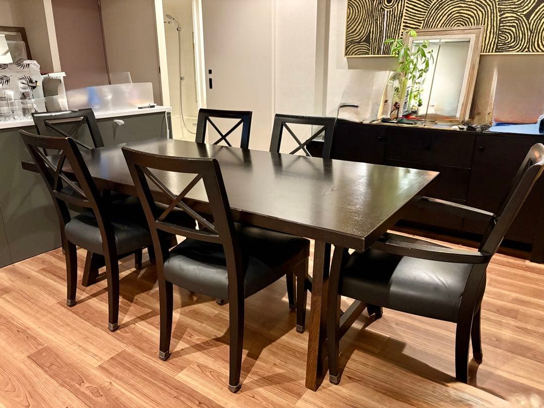 CONDE HOUSEダイニングテーブル 椅子6脚セット