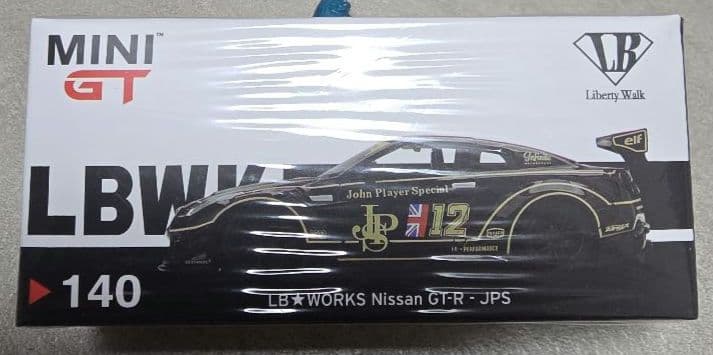 ミニカー MINIGT LB WORKS NISSAN GT-R -JPS 140