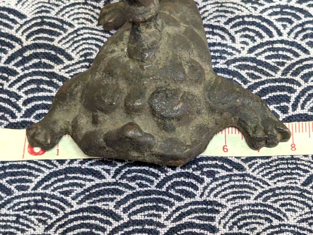 雷神三本脚蛙　唐物　縁起物　置物　　　　　骨董品　アンティーク　レトロ