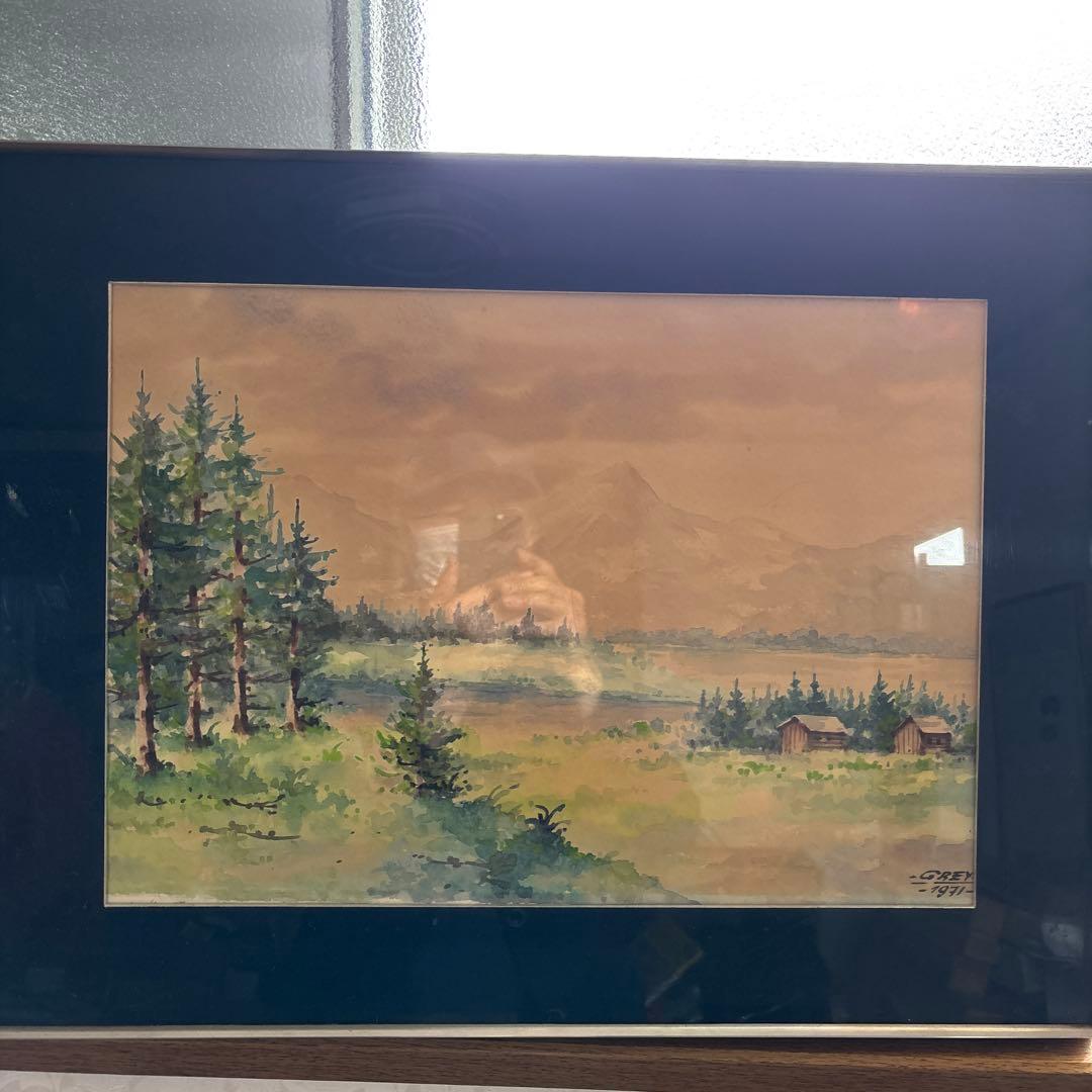 GREY 1971年 水彩画 風景画