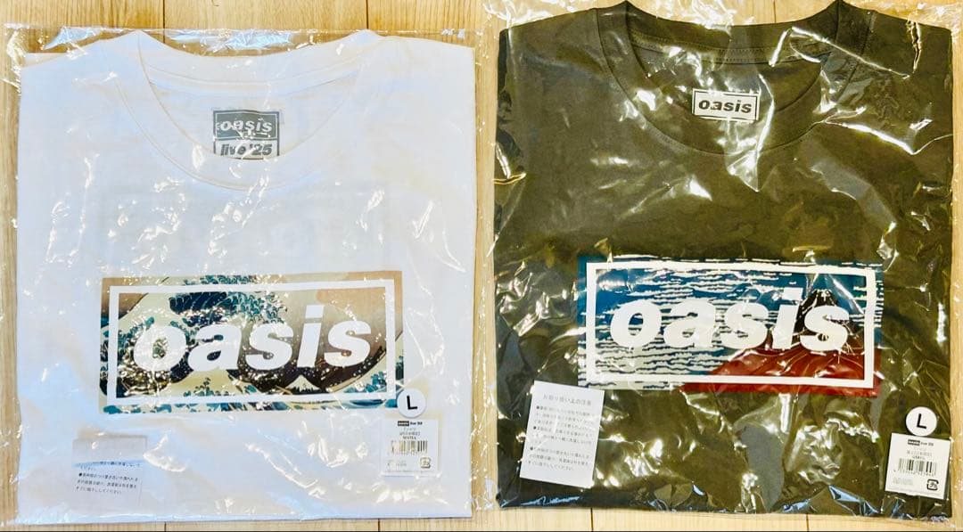 oasis live '25 東京限定デザイン Tシャツ Lサイズ 2色セット