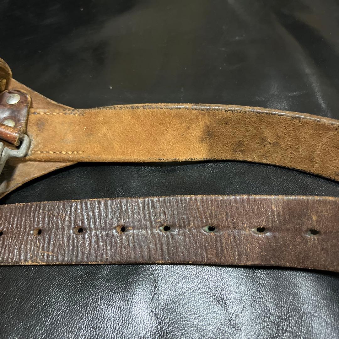 スウェーデン軍　5連　レザー　バンダリア　カオスポーチ