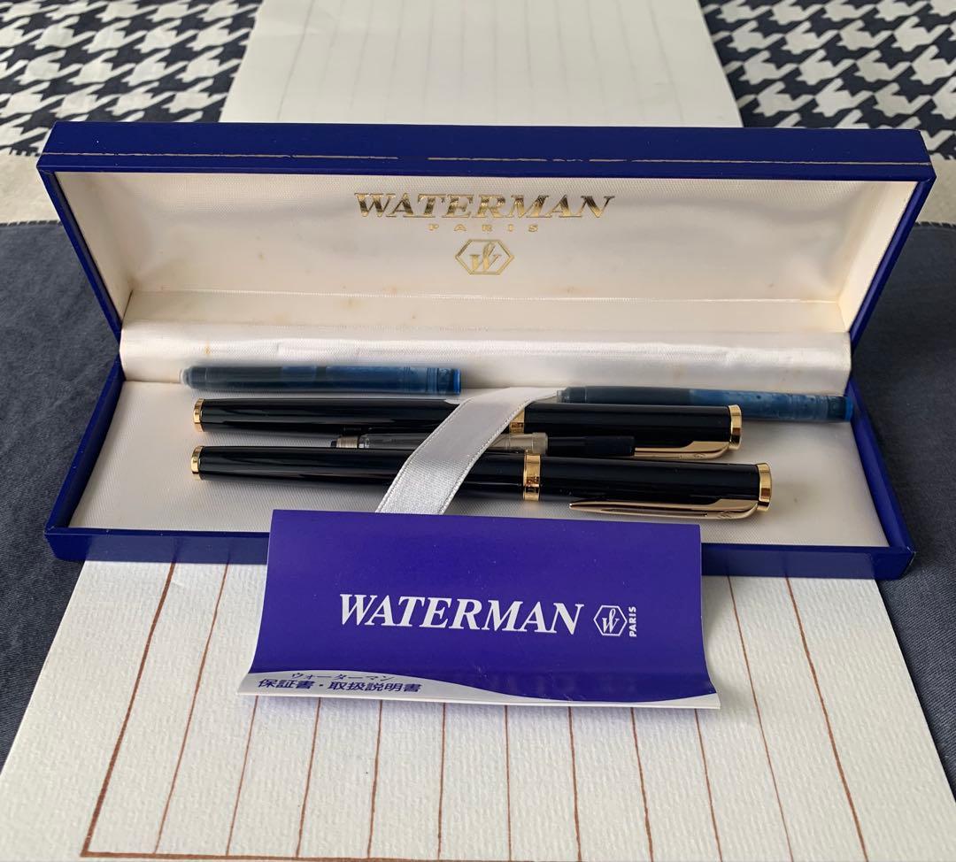 WATERMAN ウォーターマン 万年筆 2本セット 18Kペン先