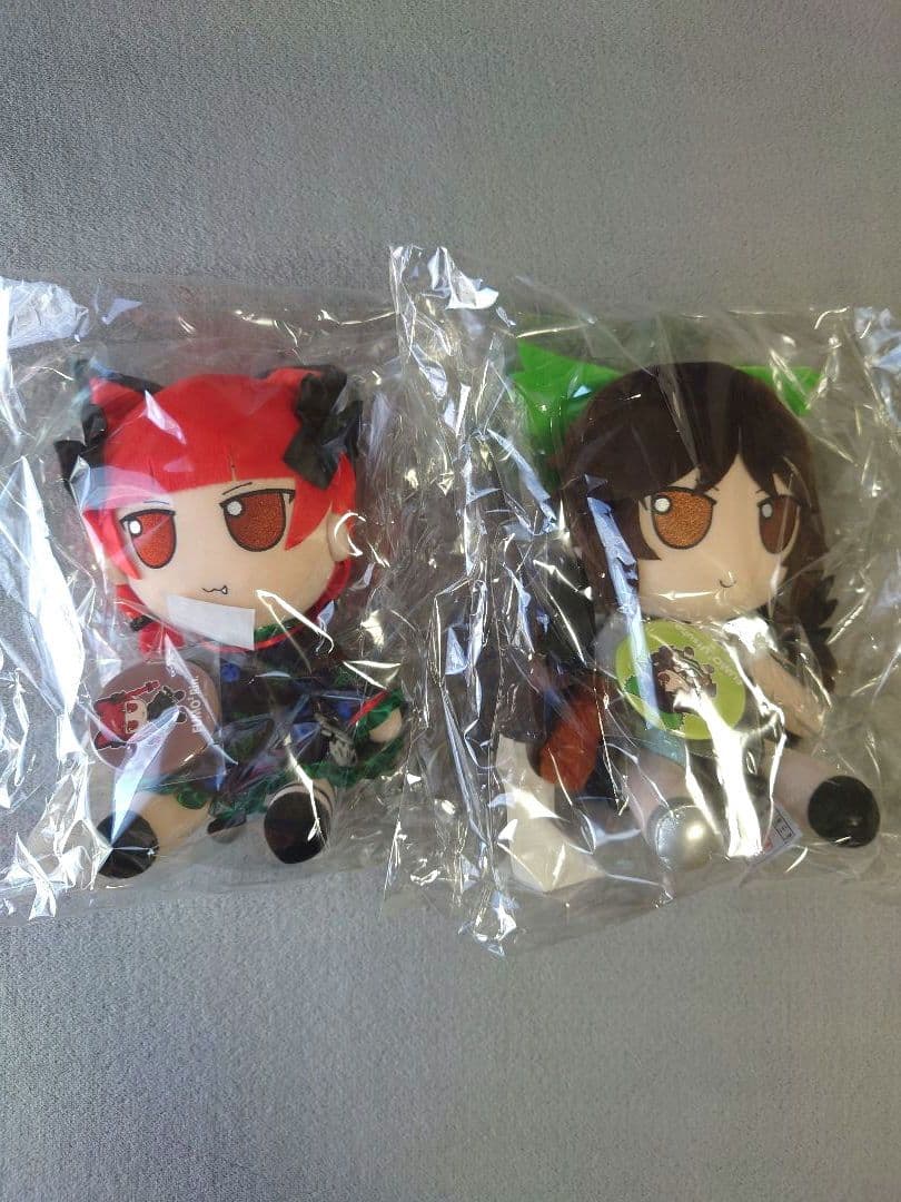 【火焔猫燐】 ふもふもりん。【霊烏路空】 ふもふもうつほ。