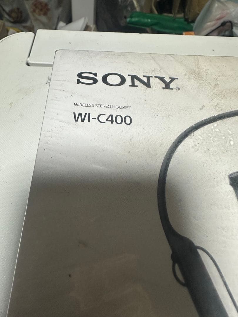 未開封！SONY WI-C400 ワイヤレスヘッドセット