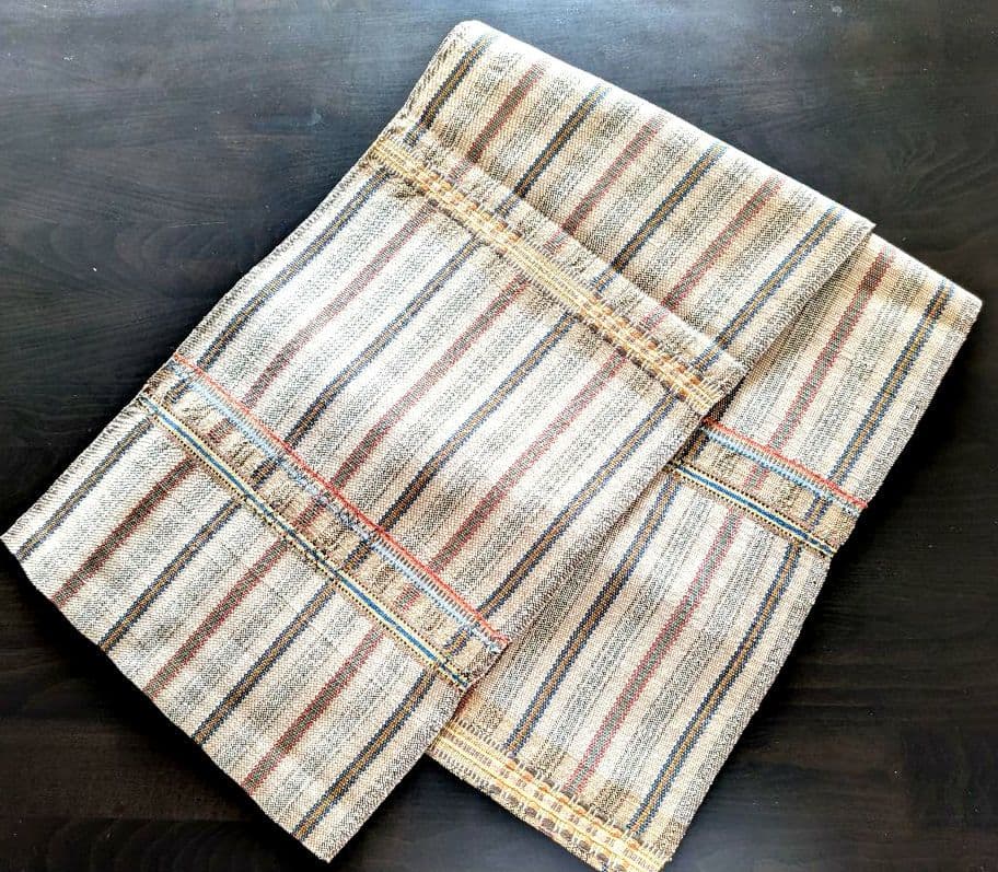 紬　変わりロートン織　沖縄　未使用