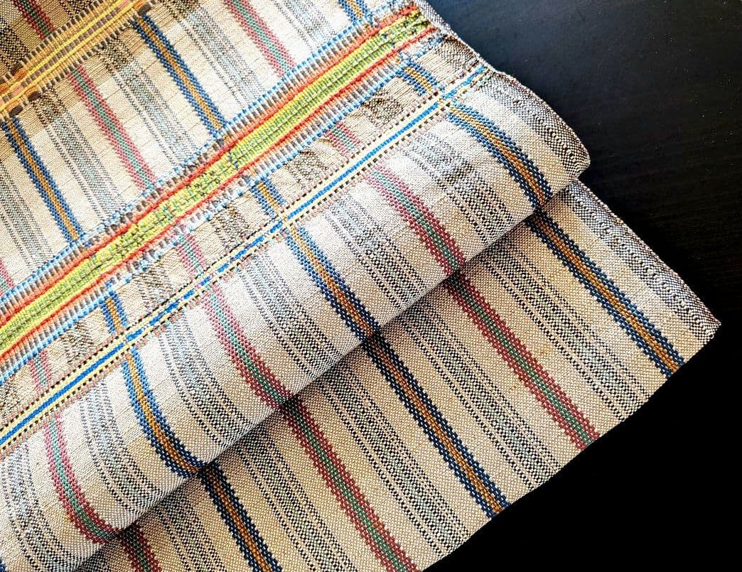 紬　変わりロートン織　沖縄　未使用