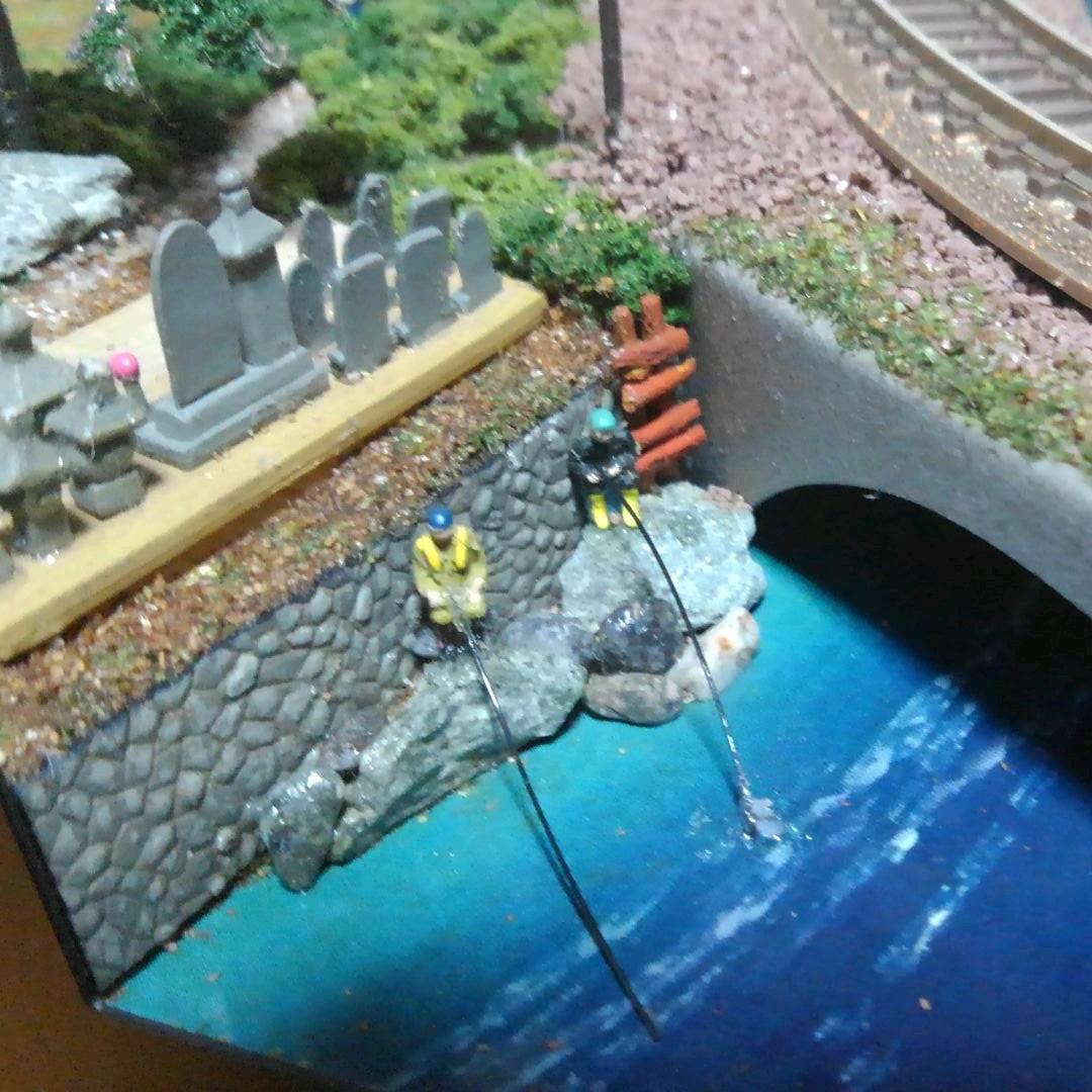 模型　少年時代　ジオラマ　昭和の街　里山