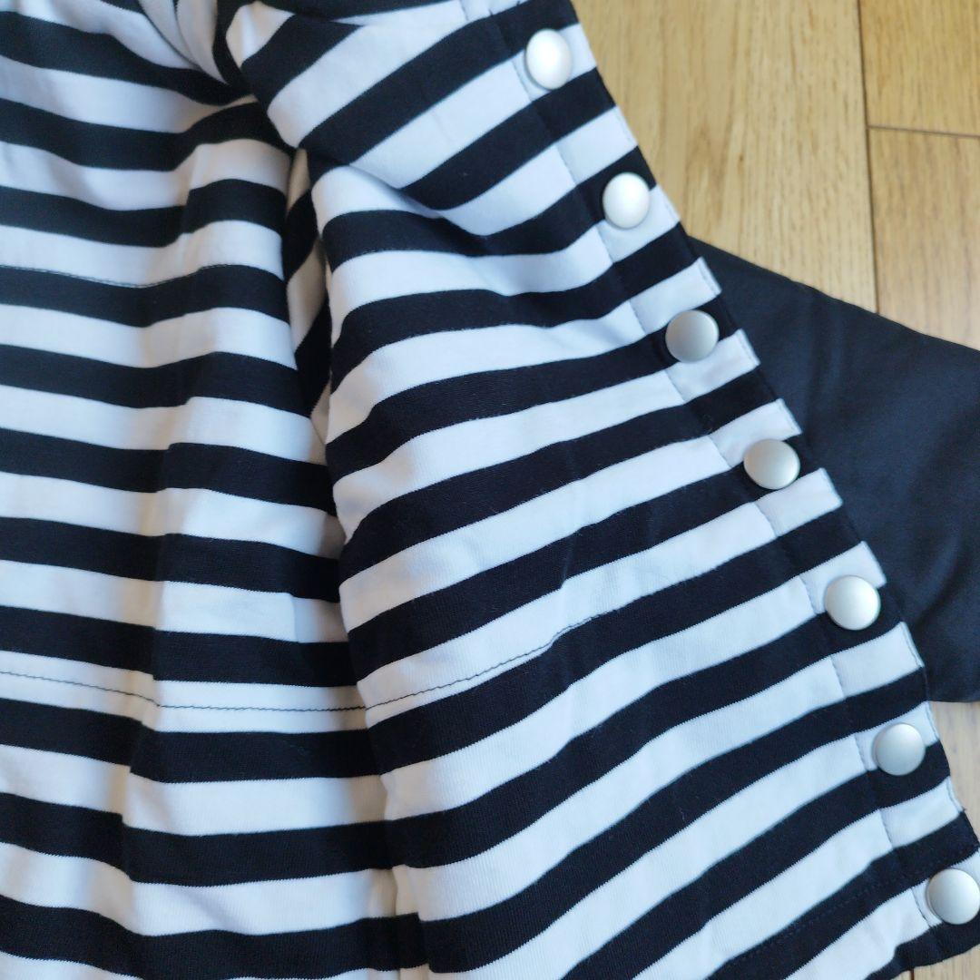 新品未使用　アニエスべー　アウター　コート　2AN 90 黒　リバーシブルキッズ