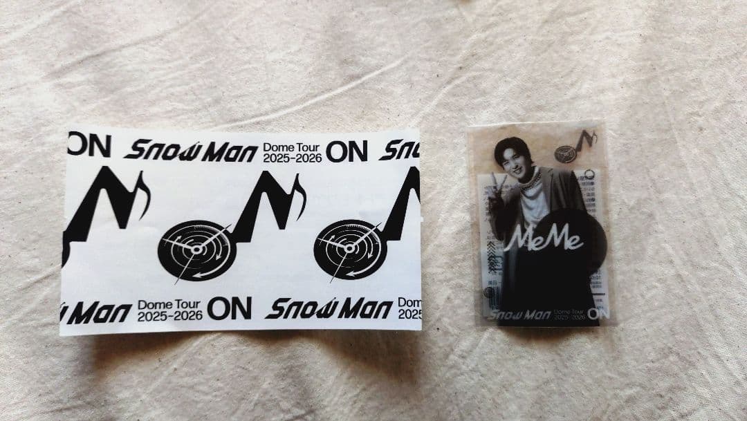 Man ON ペンライト、目黒蓮ステッカー他4点セット