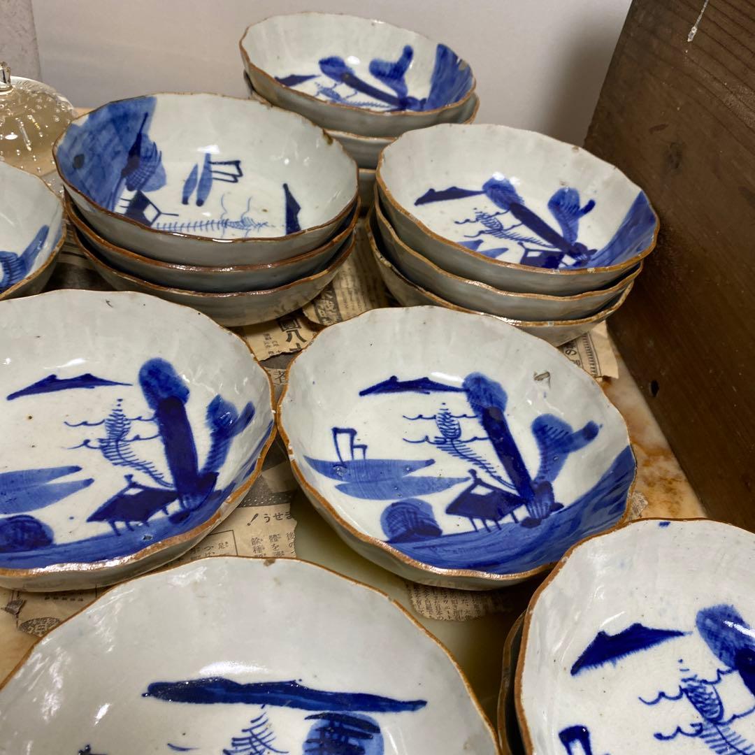 最終お値下げ‼️ 骨董　小鉢15枚　明治21年