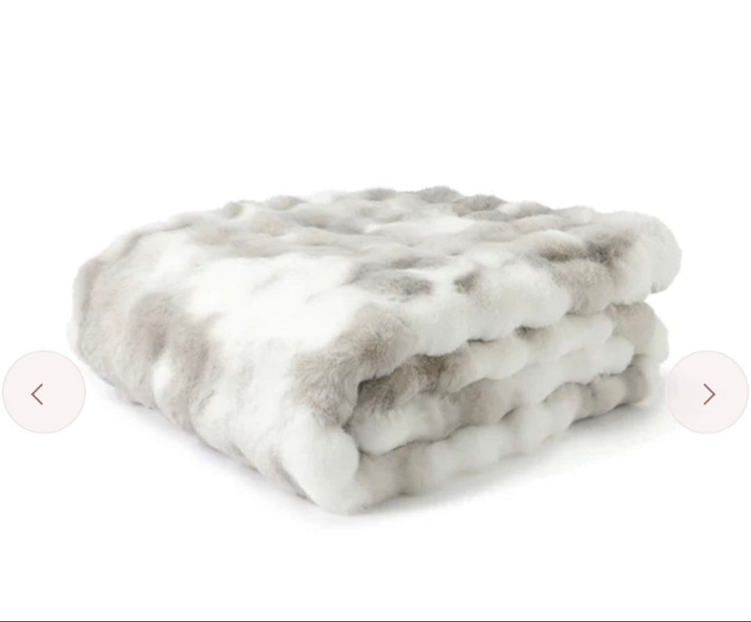 Francfranc ポコモコファー こたつブランケット 2400×1900