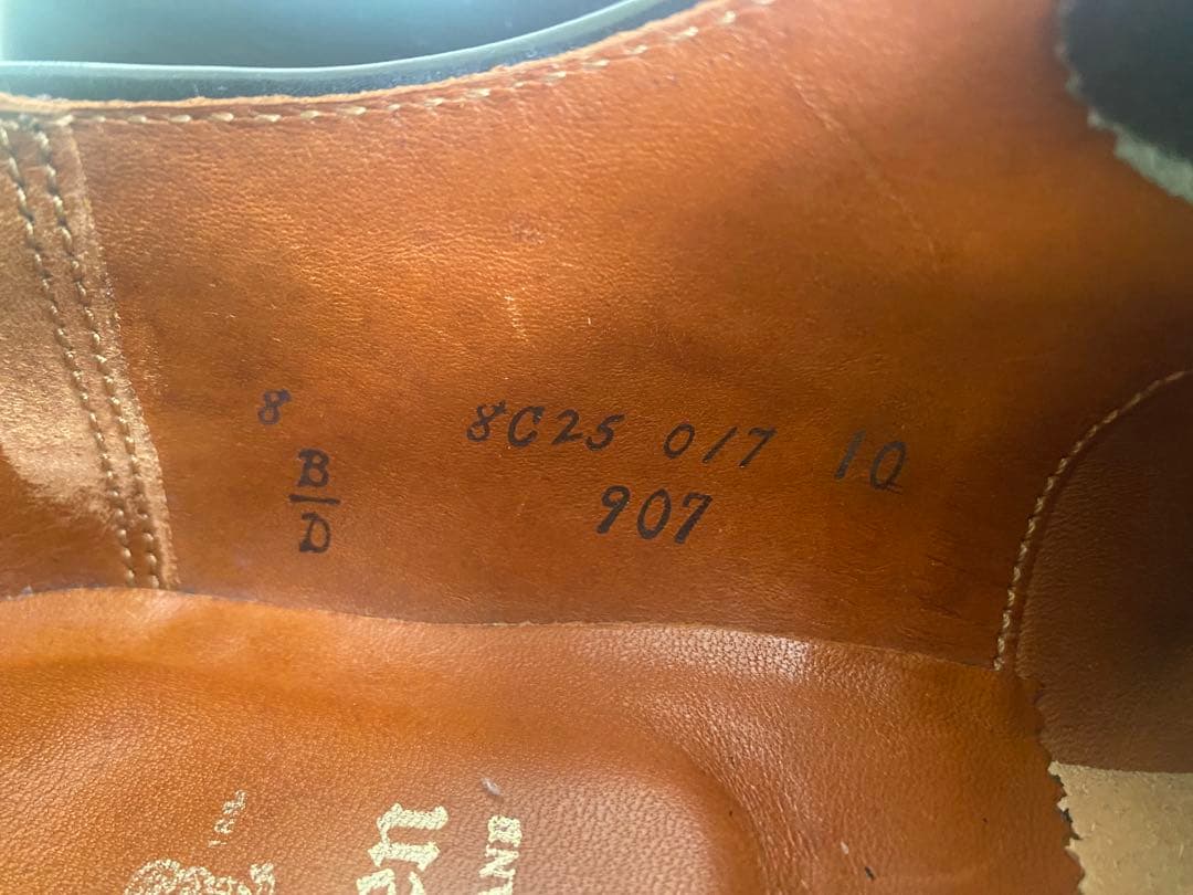 Alden ストレートチップ　キャップトゥ907 8D 26cm