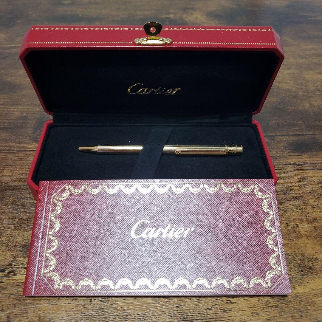 カルティエ サントス ボールペン ST150183 ゴールド