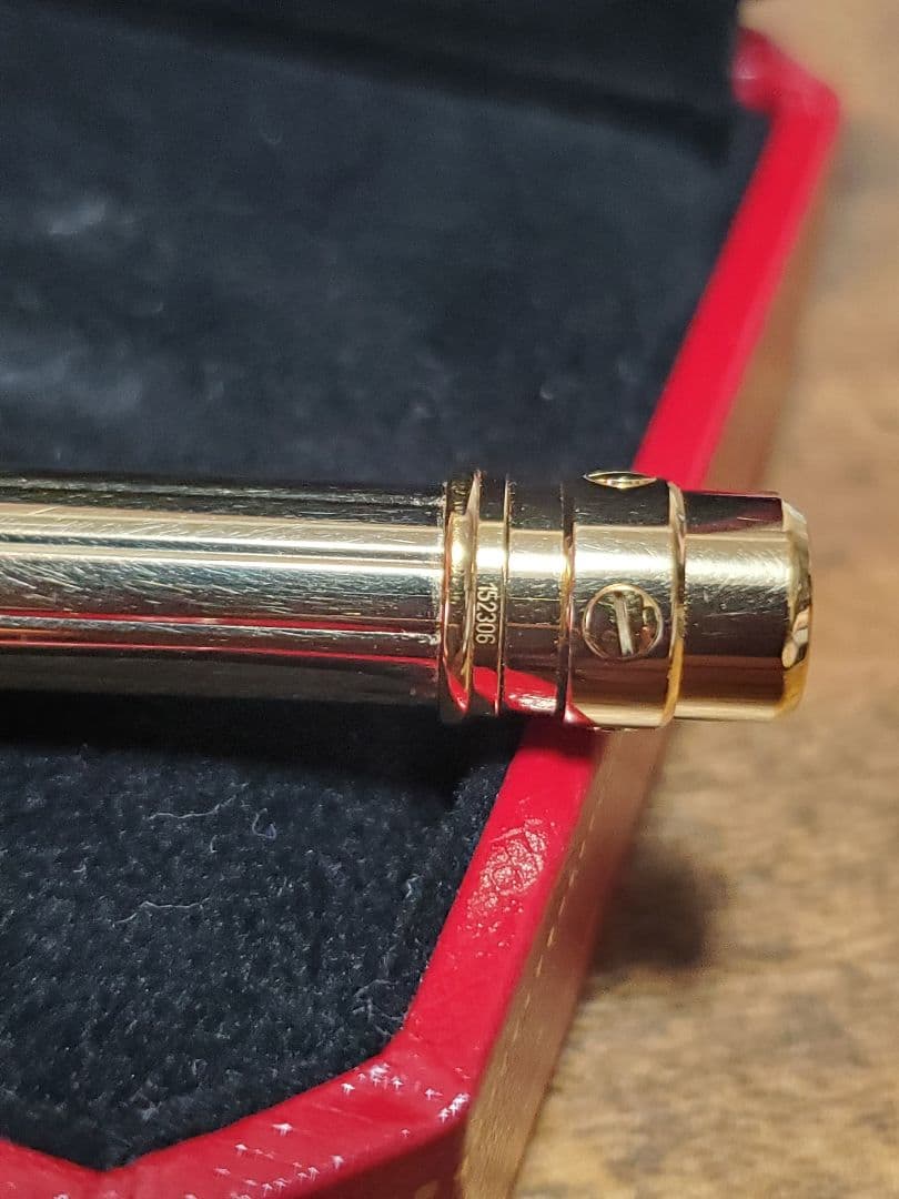 カルティエ サントス ボールペン ST150183 ゴールド