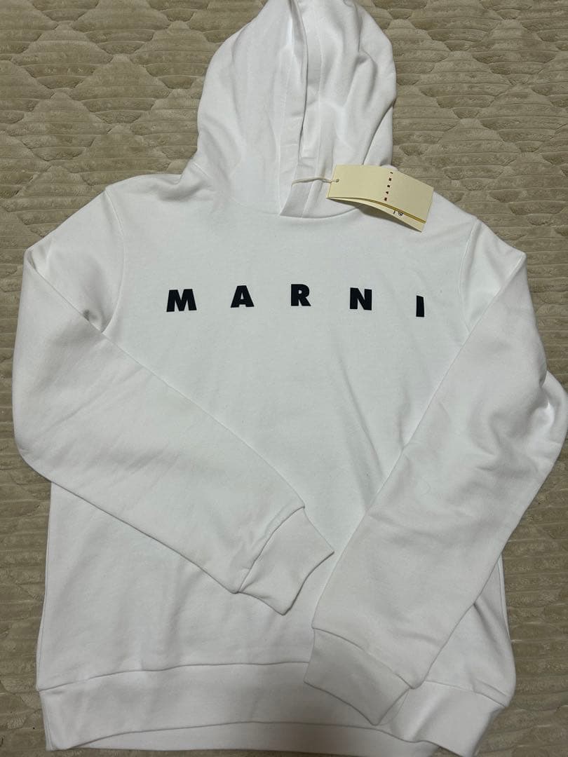 MARNI ホワイト ロゴトレーナー　14y