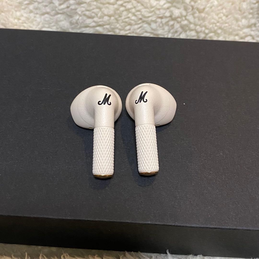 Marshall MINOR IV クリーム色 ワイヤレスイヤホン