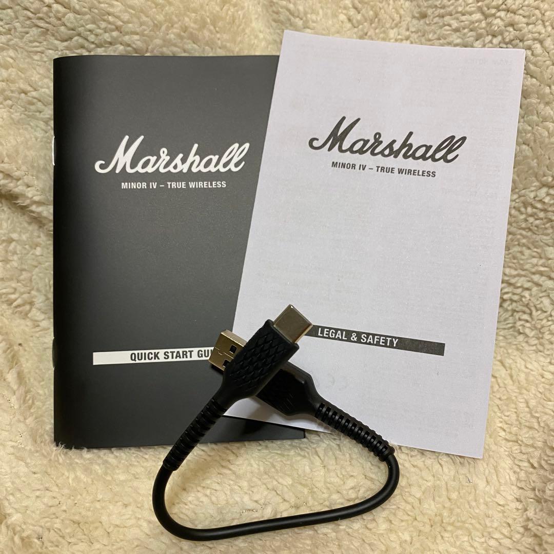 Marshall MINOR IV クリーム色 ワイヤレスイヤホン