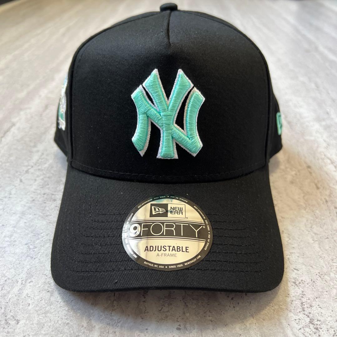 海外限定 NY ヤンキース ニューエラ　ティファニーブルー