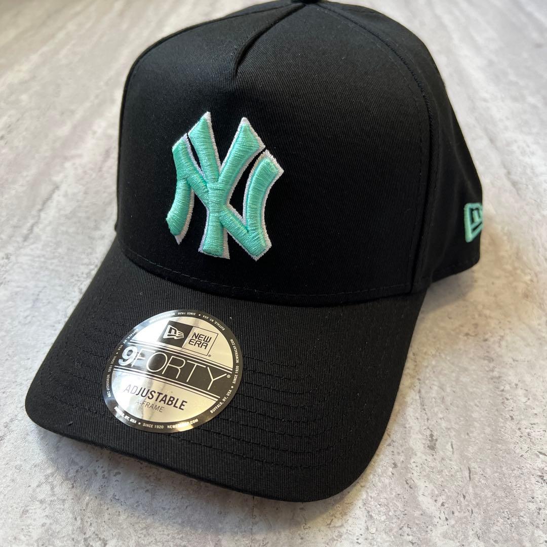 海外限定 NY ヤンキース ニューエラ　ティファニーブルー