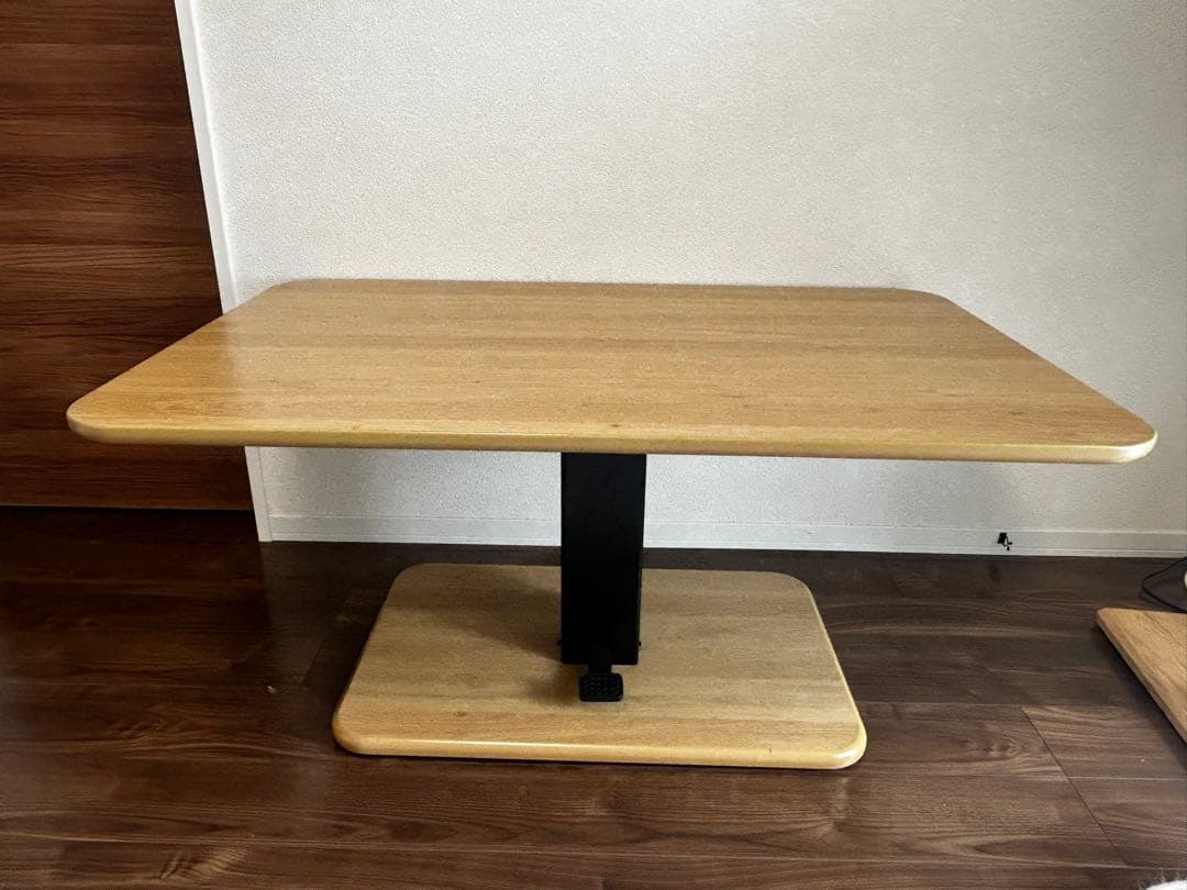 【しゅんさん専用】ナチュラル昇降ダイニングテーブル　昇降机