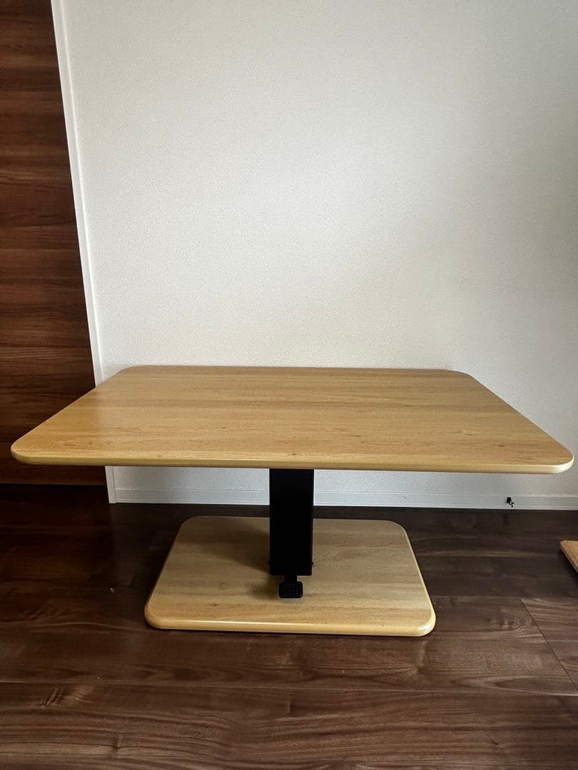 【しゅんさん専用】ナチュラル昇降ダイニングテーブル　昇降机