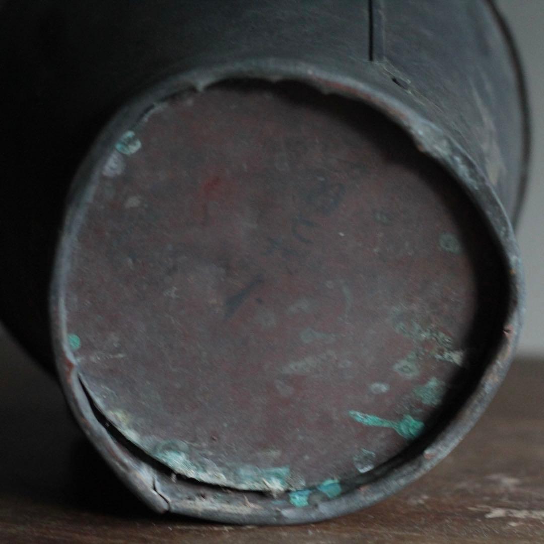 銅の バケツ 古道具 アンティーク 銅製バケツ ブロカント