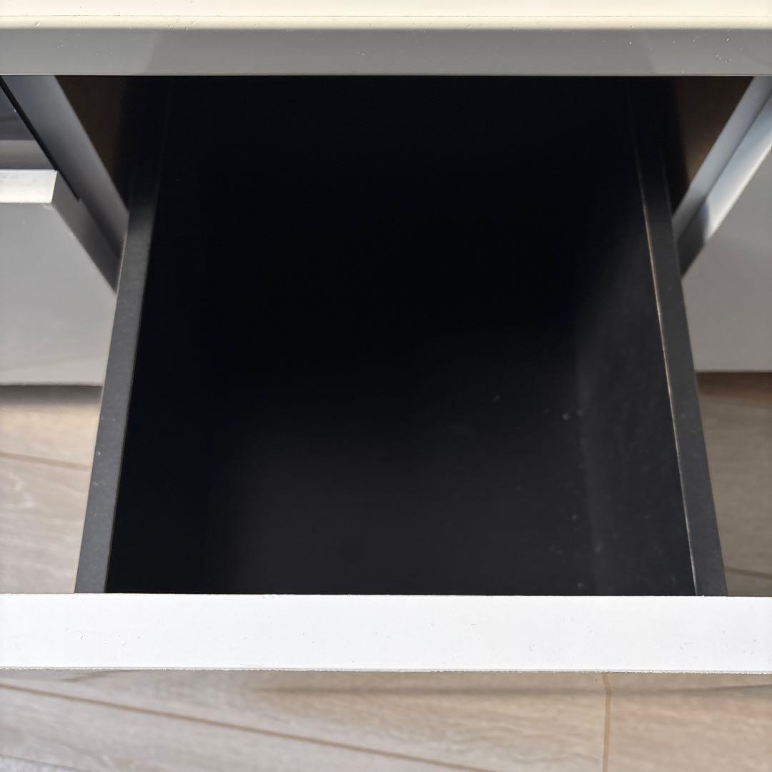 【極美品】LOWYA テレビ台 ローボード モダンホワイト 横幅140cm