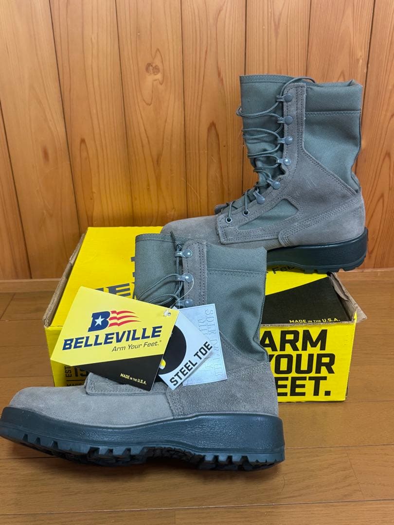 BELLEVILLE 600 ST ミリタリーブーツ 9 R/アメリカ軍/米軍❗️