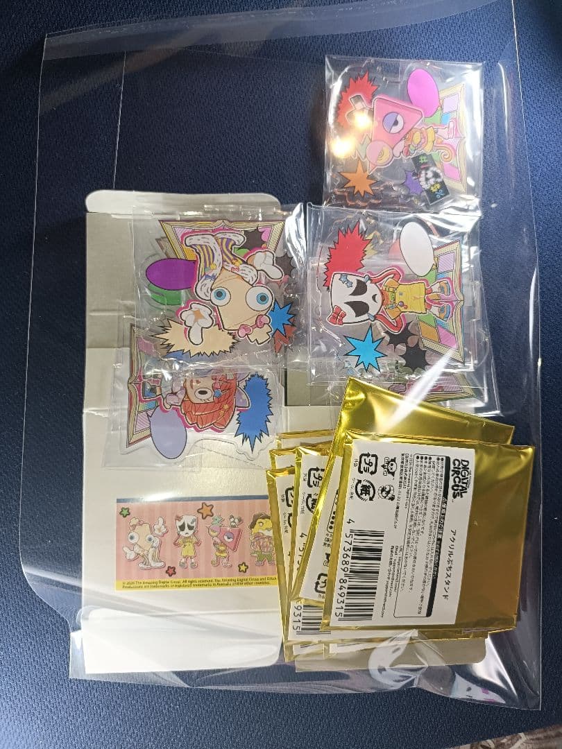 ✡️新品未使用✡️アメージングデジタルサーカス　アクリルぷちスタンド 8種コンプ