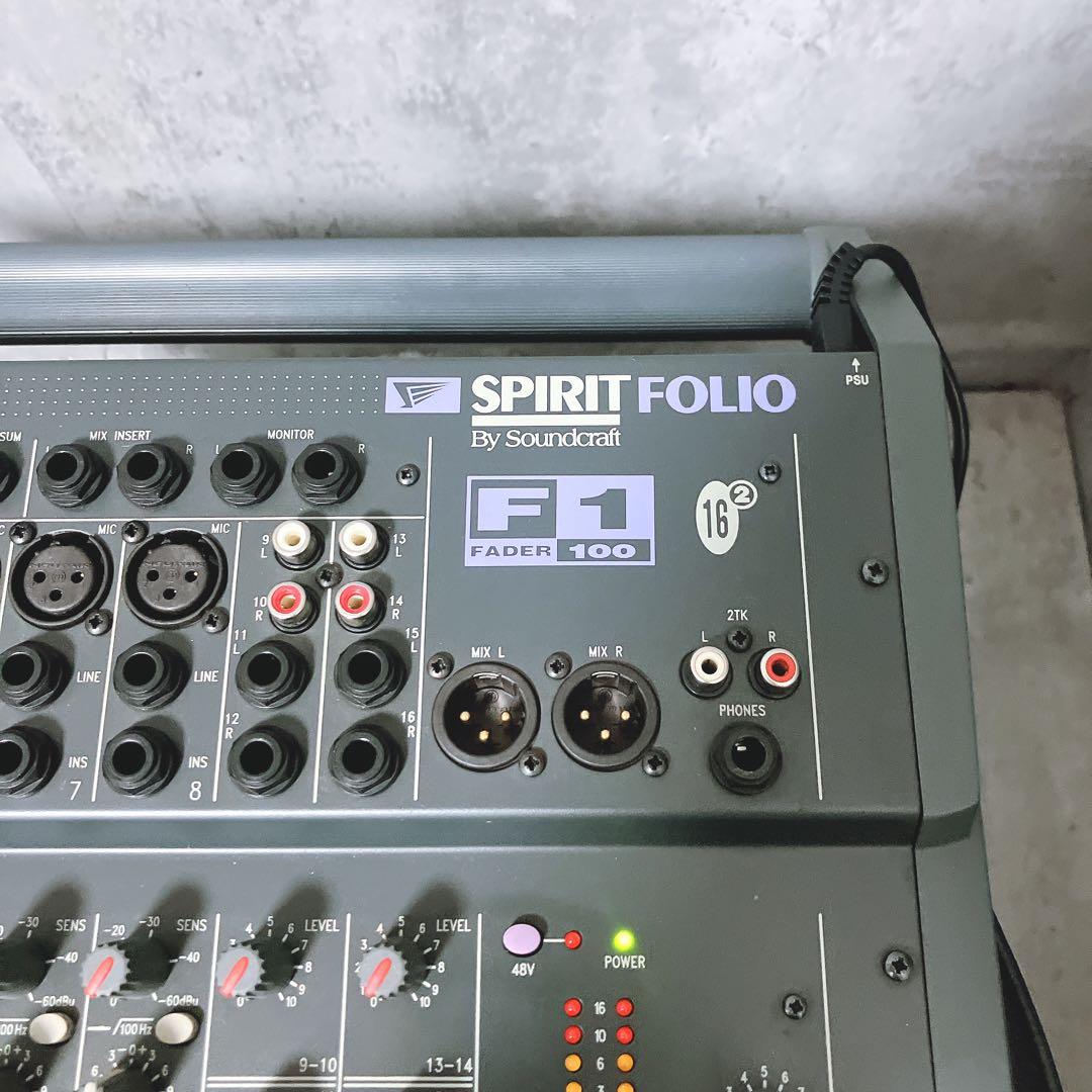 【希少】サウンドクラフト ミキサー SPIRIT FOLIO F1
