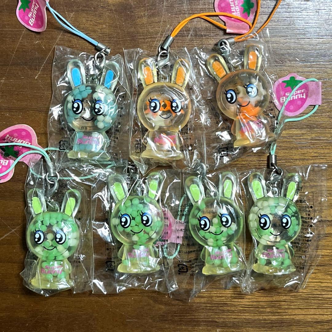 ブルーム　光る！バニージェルストラップ 7個セット　新品未使用