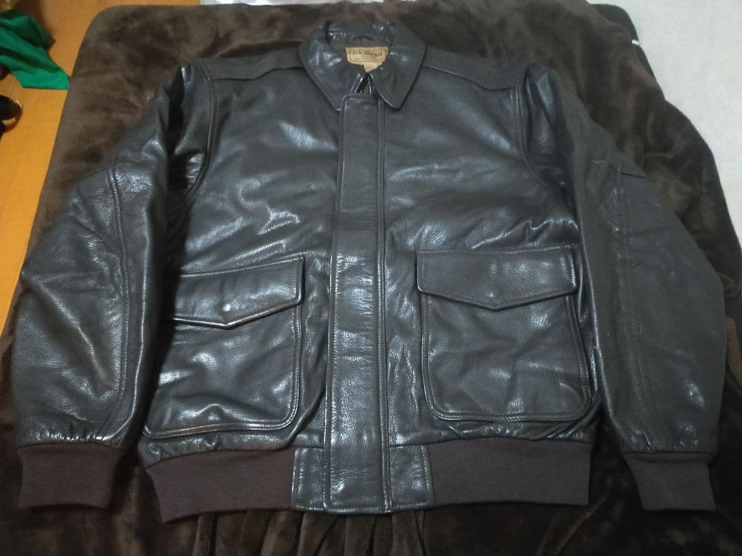 L.L. Bean a-2 レザージャケット 90s
